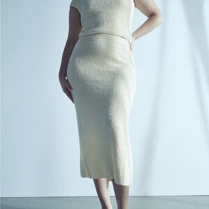 H&M Knit Skirt with Slit